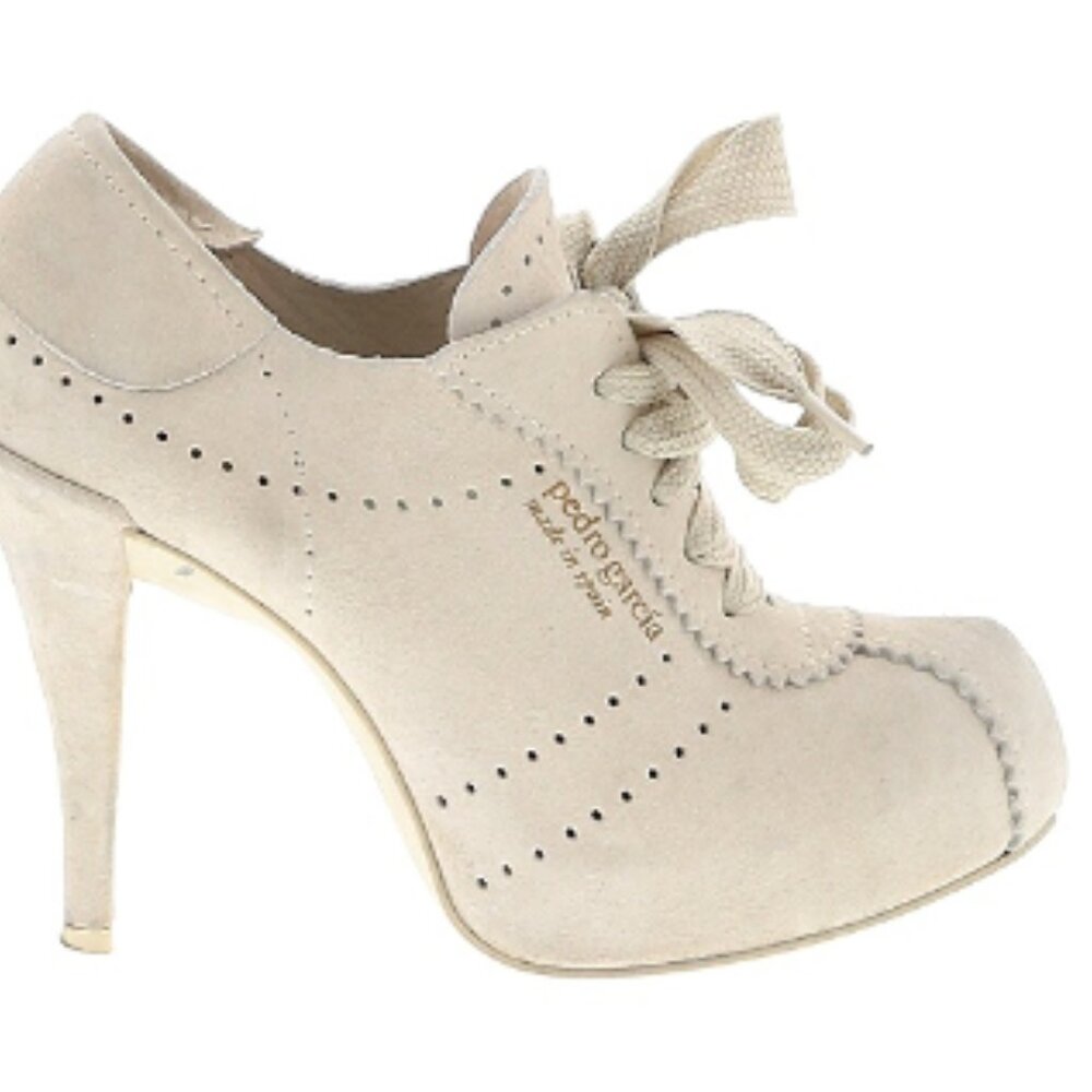 Pedro Garcia Cream Heeled Shoes